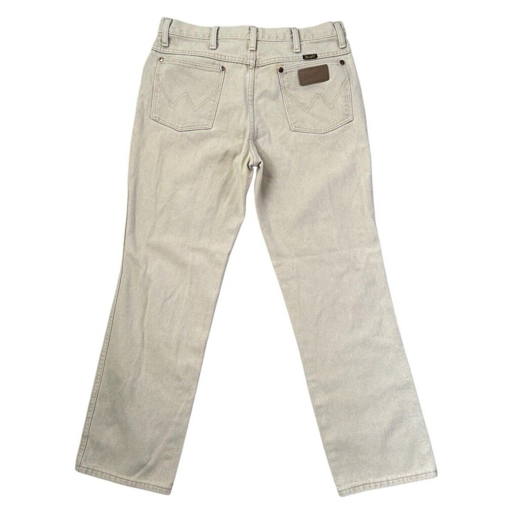 Wrangler Tan Vintage 5 Pocket 936Tan Men’s Cotton Jeans Size 33 By 30